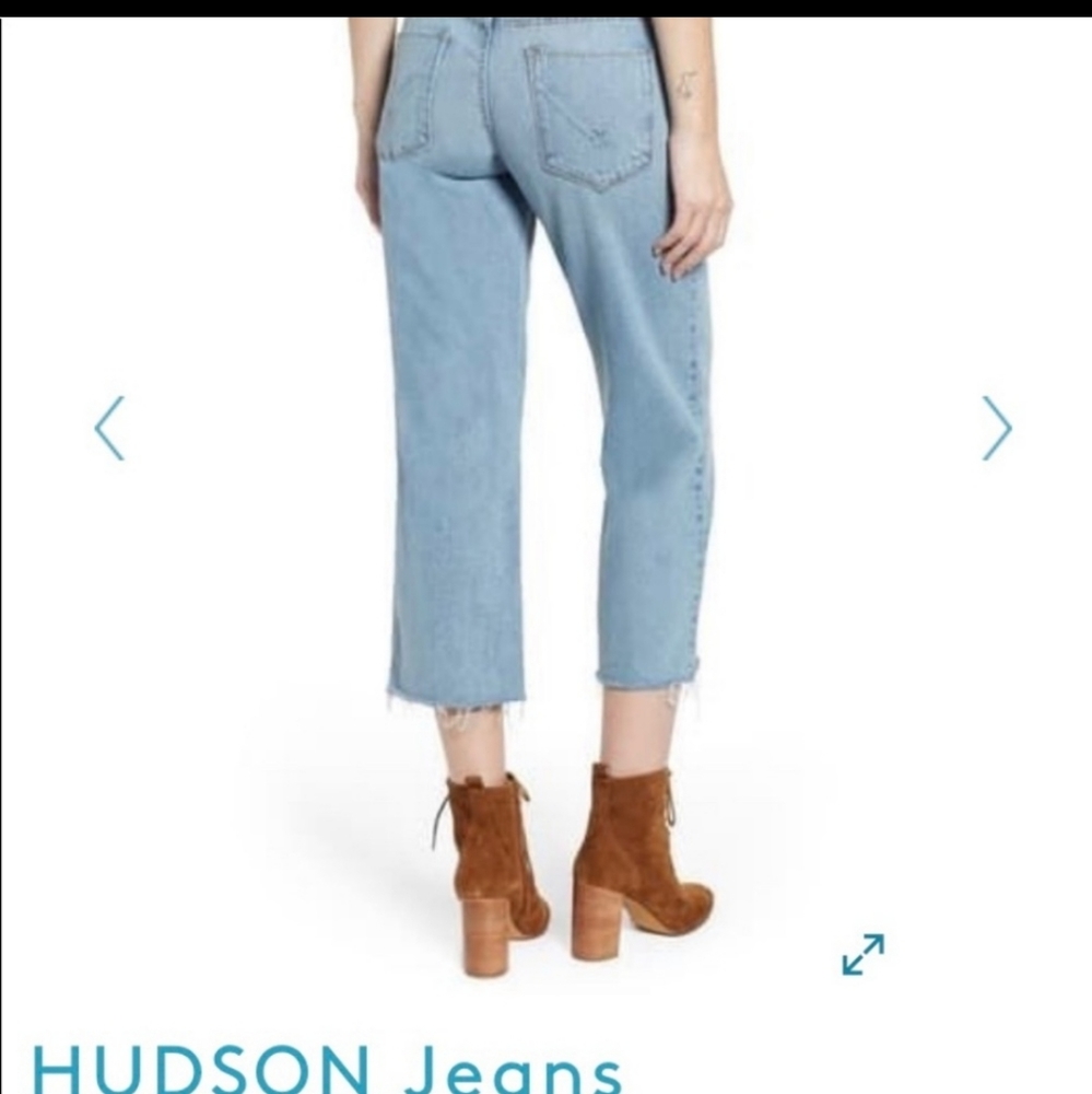 HP⚡NWT Hudson Jeans | Stella Midrise Crop Straight - Picture 3 of 15